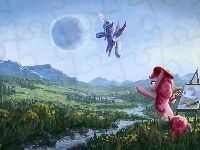 Luna, My Little Pony Przyjaźń To Magia, Pinkie Pie