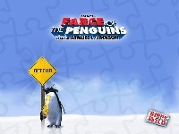 znak, pingwin, Farce Of The Penguins, drogowy