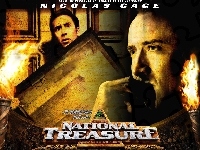 obrazy, pismo, National Treasure 1, Nicolas Cage, stare