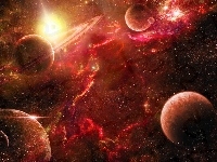 Planety, Kosmos, Gwiazdy, Saturn