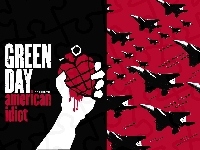 Płyty, Green Day, Okładka, American Idiot