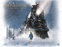 pociąg, Ekspres polarny, The Polar Express, śnieg