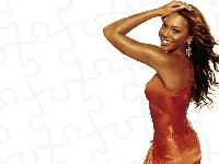 Pomarańczowa, Beyonce Knowles, Sukienka