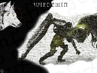 postać, The Witcher, wilk, potwór