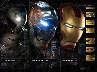 roboty, Iron Man, głowy