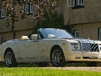 Rolls-Royce Phantom Drophead, Biały, Cabrio