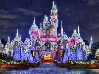 Roszpunki, Świąteczny, Zamek, Disneyland