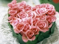 Róż, Serce, Pączki, Miłość