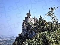 Ruiny, Akacje, San Marino, Zamek, Skały