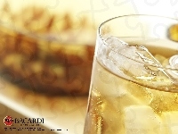 szklanka, Rum, lód
