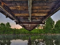 Drewniany, Rzeka, Most