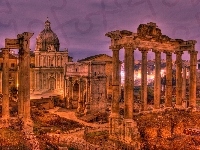 Ruiny, Rzym, Kolumny