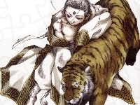 kobieta, Saiyuki, tygrys