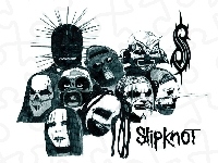 twarze, Slipknot, maski