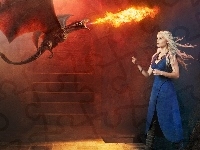 Ogień, Smok, Daenerys