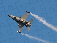 Smugi, Myśliwiec, F16, Niebo