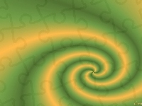 Spirala, Zielono, Pomarańczowa, Tekstura
