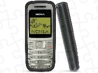 Srebrna, Nokia 1200, Czerna, Bok