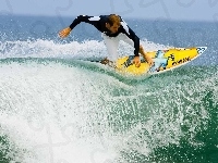 Surfer, Morze