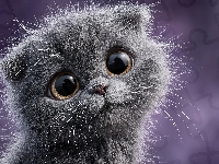 Grafika AI, Kot, Szary