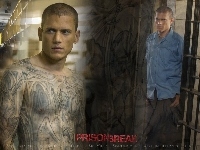 tatuaż, Prison Break, Wentworth Miller, szkic