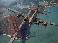 Turbośmigłowy, Samolot, Most Golden Gate