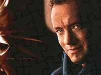 twarz, Tom Hanks, brązowe oczy