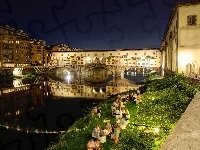 Ponte Vecchio, Most, Arno, Florencja, Złotników, Rzeka