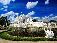 Świątynia Wat Rong Khun, Biała, Tajlandia