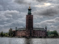 Wieża, Szwecja, Sztokholm, Rzeka