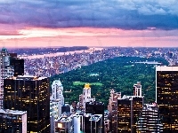 Wieżowce, Nowy Jork, Central Park, Miasto