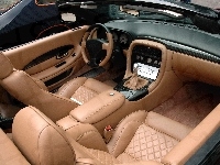 Wnętrze, Aston Martin DB AR1, Skóra