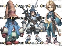 wojownik, zbroja, Final Fantasy, postać, miecz