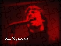 wokalista, Foo Fighters, mikrofon