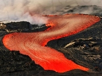 Erupcja, Wulkan, Lawa