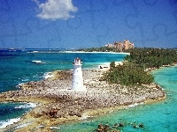 Wyspy, Latarnia, Morska, Bahama