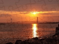 Słońca, Zachód, Most