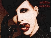 Zęby, Rękawiczka, Marilyn Manson, Język, Czarna