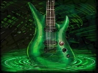 Gitara, Zielona, Elektryczna