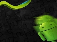 Ludzik, Zielony, Android