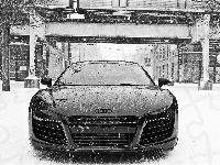 Zima, Audi R8, Śnieg