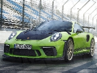 Porsche 911 GT3 RS, Zielone, 2018