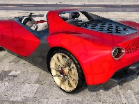Ferrari Pininfarina Sergio Concept, Czerwone, 2013
