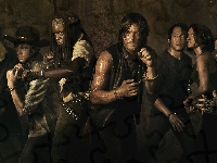 Daryl - Norman Reedus, Żywe trupy, Maggie, The Walking Dead, Abraham, Carl, Michonne, Serial, Rick, Glenn