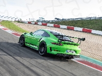 Porsche 911 GT3 RS, Zielone, Tył