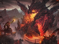 Postacie, Deathwing, Gra, World of Warcraft: Cataclysm, Thrall