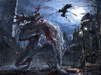 Miasto, Gra, Bloodborne, Monstrum