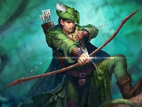 Strzały, Robin Hood, Łuk, Grafika