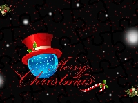 Napis, Cylinder, Boże Narodzenie, Stroiki, Merry Christmas