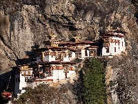 Świątynia, Bhutan, Skały, Paro Taktsang